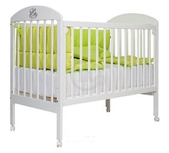 Кроватка детская Bambino Bambi White